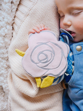 Scrunchie Flower Rose with Crinkle - Lindsey Paige
