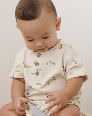 Short Sleeve One - Piece Race Car - Lindsey Paige