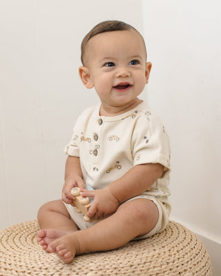 Short Sleeve One - Piece Race Car - Lindsey Paige