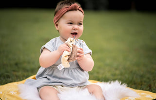 Snail Organic Fabric with Crinkle - Lindsey Paige