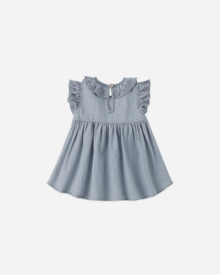 Sophie Dress Lightweight Denim - Lindsey Paige
