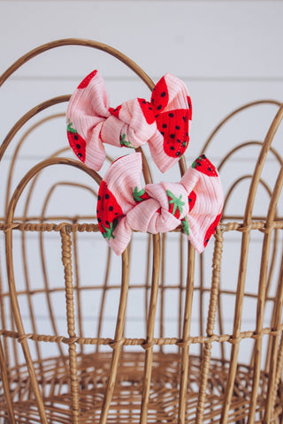 Strawberry Ribbed + Piggie Set  - Lindsey Paige