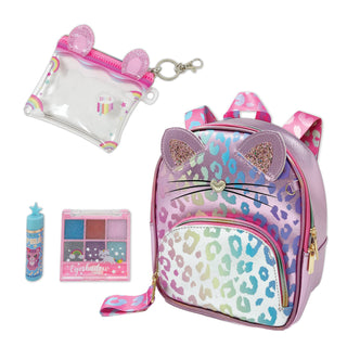 Stylish Beauty Mini Backpack, Leopard - Lindsey Paige