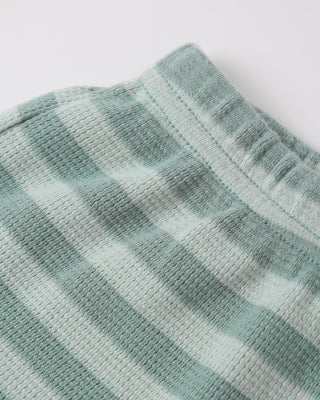 Summer Waffle Set Sea Green Stripe - Lindsey Paige