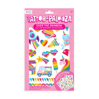 Tattoo Palooza Temporary Glitter Tattoo: Over The Rainbow - Lindsey Paige