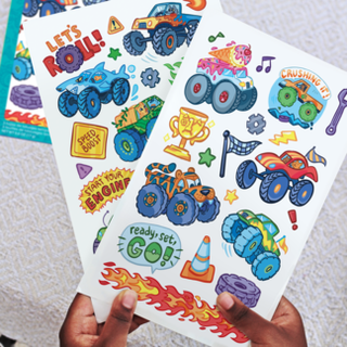 Tattoo - Palooza Temporary Tattoos - Monster Truck - 3 Sheets - Lindsey Paige