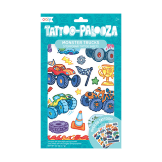 Tattoo - Palooza Temporary Tattoos - Monster Truck - 3 Sheets - Lindsey Paige