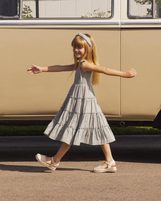 Taylor Dress Green Gingham - Lindsey Paige