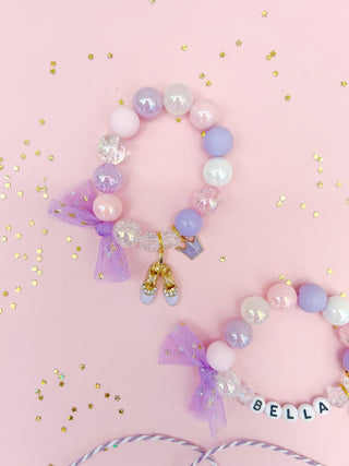 Tiny Dancer Ballet Shoes Charm Bracelet : Child 6” - Lindsey Paige