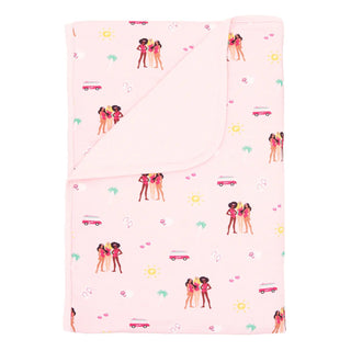 Toddler Blanket in Barbie™ Beach 1.0 - Lindsey Paige