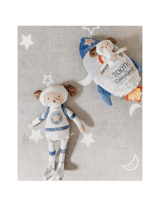 Tooth Commander Spaceship Pillow and Doll Set - Lindsey Paige