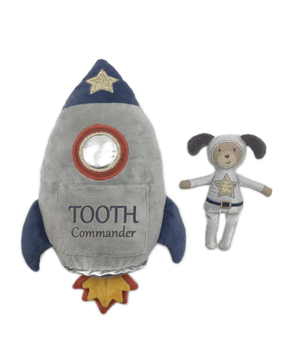 Tooth Commander Spaceship Pillow and Doll Set - Lindsey Paige