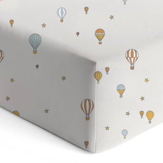 Ultra - Soft Bamboo Crib Sheet – Home Run Baseball Print - Lindsey Paige