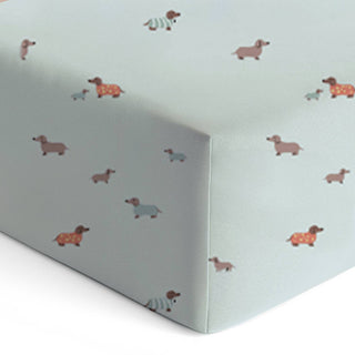 Ultra - Soft Bamboo Crib Sheet – Home Run Baseball Print - Lindsey Paige