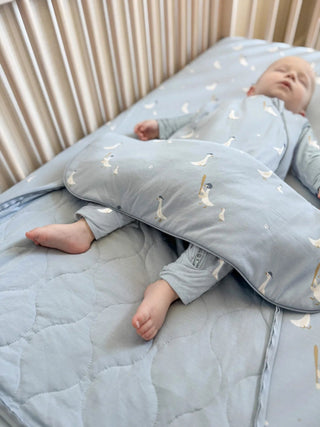 Ultra - Soft Bamboo Sleep Sack – Baseball Goose (1.0 TOG) - Lindsey Paige