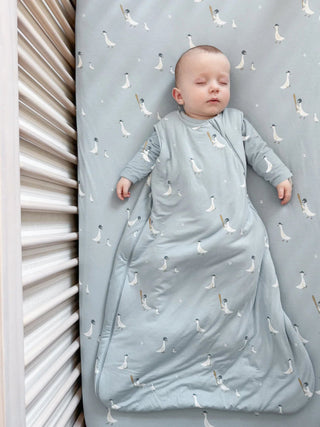 Ultra - Soft Bamboo Sleep Sack – Baseball Goose (1.0 TOG) - Lindsey Paige