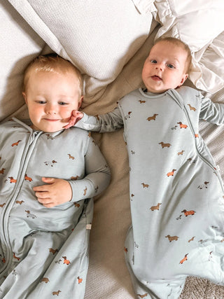 Ultra - Soft Bamboo Sleep Sack – Woof (1.0 TOG) - Lindsey Paige
