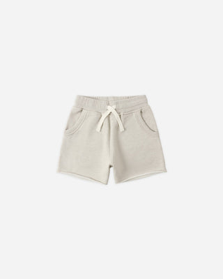 Ventura Kids' Raw Edge Shorts – Heathered Oatmeal - Lindsey Paige