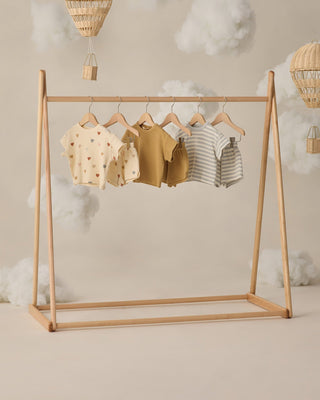 Waffle Tee + Short Set Sky Stripe - Lindsey Paige