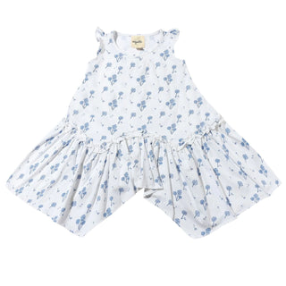 Liz Dress Blue Dandelion - Lindsey Paige