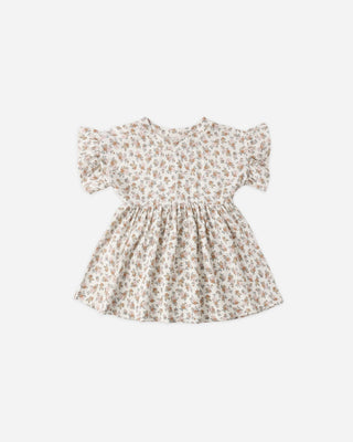 Wildflower Bamboo Babydoll Dress & Bloomers Set – Ivory - Lindsey Paige