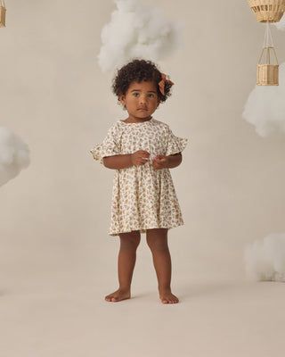 Wildflower Bamboo Babydoll Dress & Bloomers Set – Ivory - Lindsey Paige