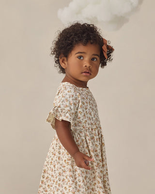 Wildflower Bamboo Babydoll Dress & Bloomers Set – Ivory - Lindsey Paige