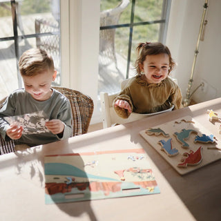 Wooden Dino Puzzle - Lindsey Paige