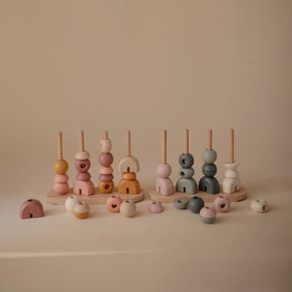 Wooden Multi Shape Stacker - Lindsey Paige
