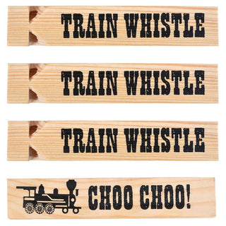 Wooden Train Whistle Fidget Kids Toy - Lindsey Paige
