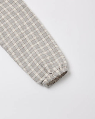 Woven Jumpsuit Blue Gingham - Lindsey Paige
