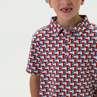 Youth Polo - Texas Flag - Lindsey Paige