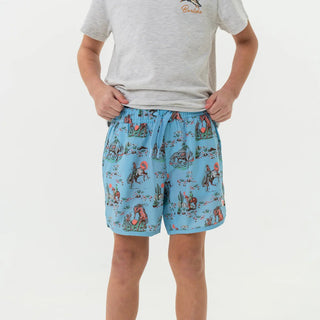 Youth Swim Trunk - Cowboy Up - Lindsey Paige