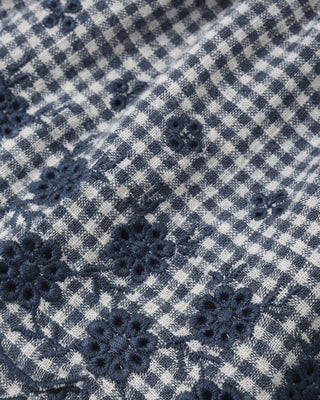 Zenni Marine Gingham Baby & Toddler Swing Tank & Bloomer Set - Lindsey Paige